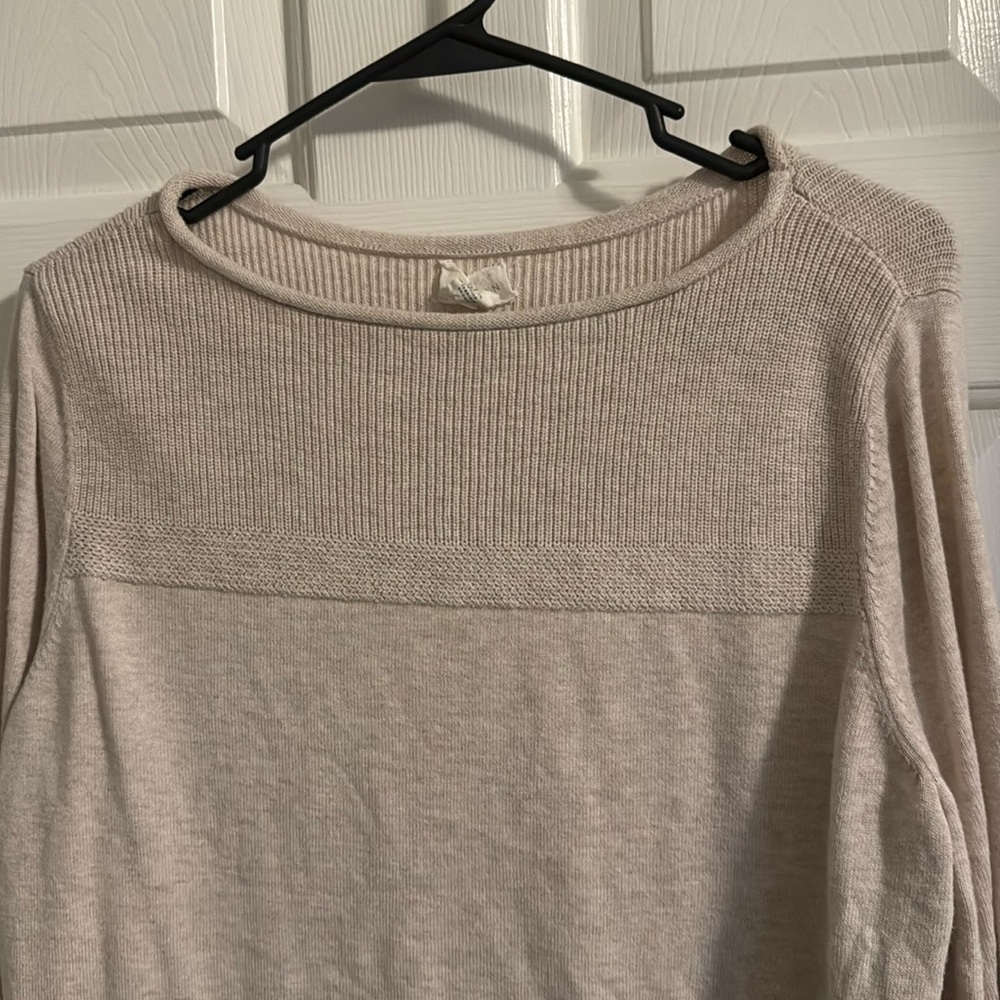 Cream Caslon sweater, size medium!